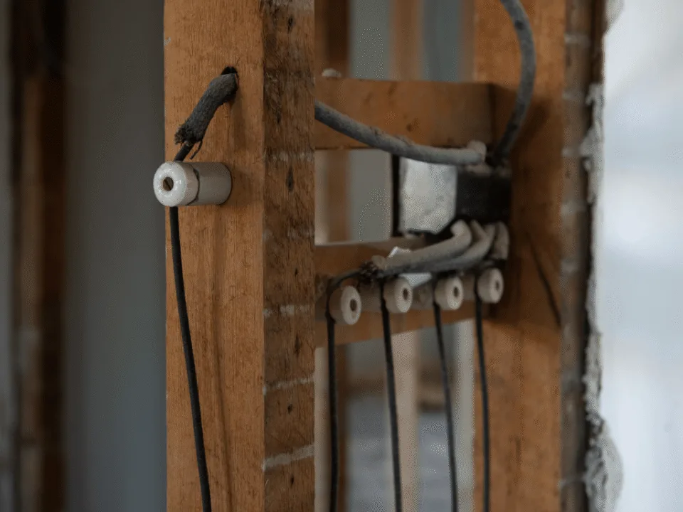 Older home wiring and knob and tube replacement service