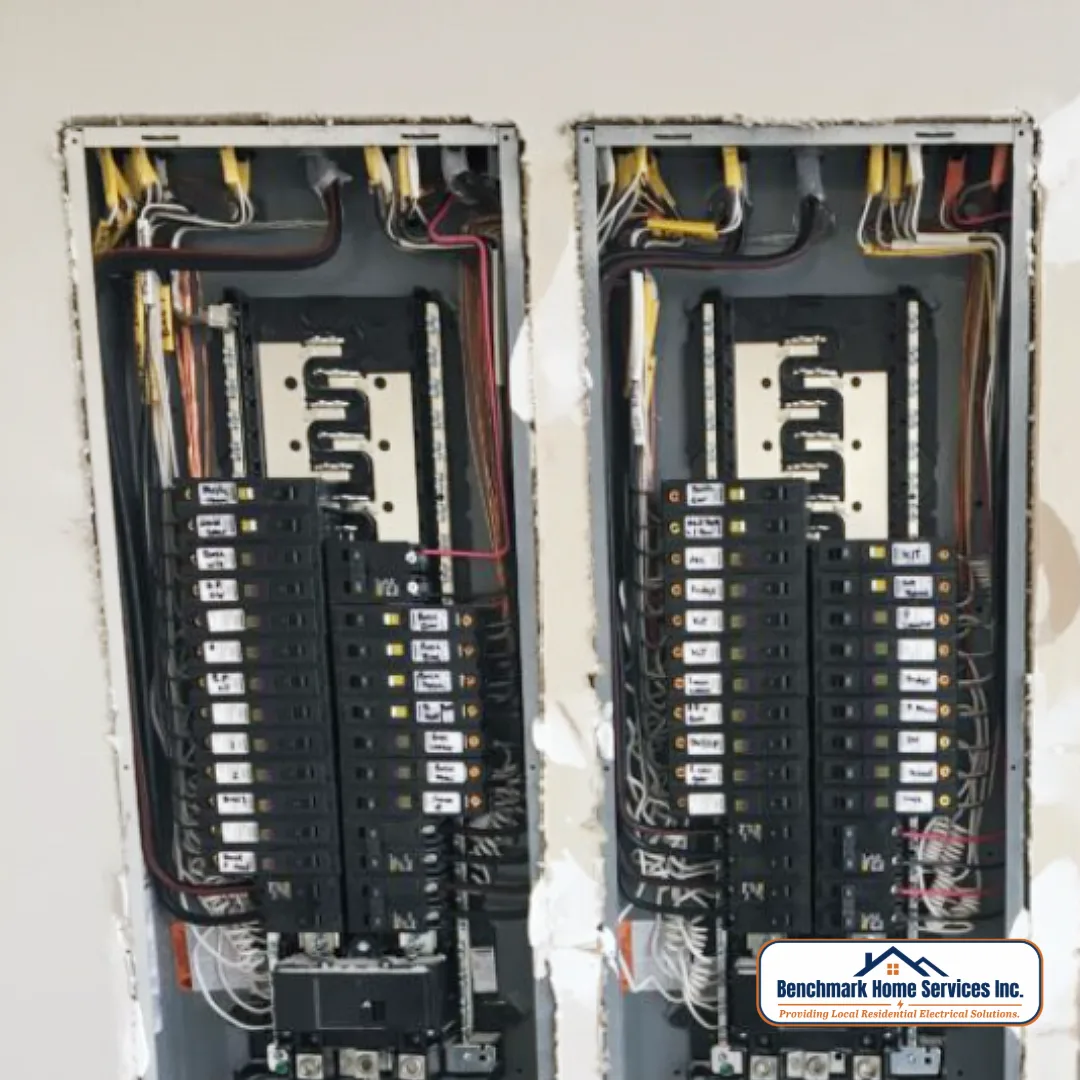 West Seattle electrical panel replacement and upgraded electrical panel by Benchmark Home Services