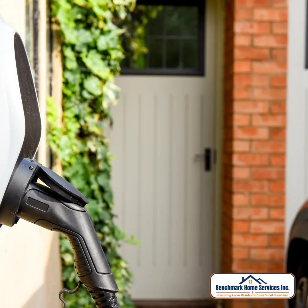 EV charger installation in West Seattle by Benchmark Home Services