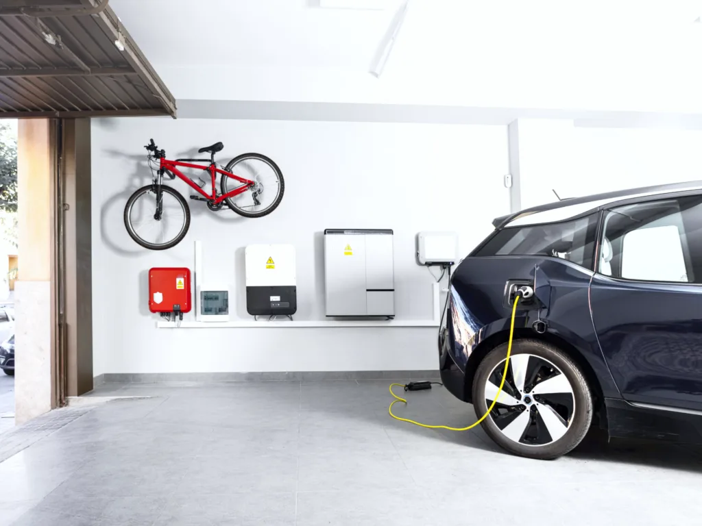 Residential electric vehicle charging station